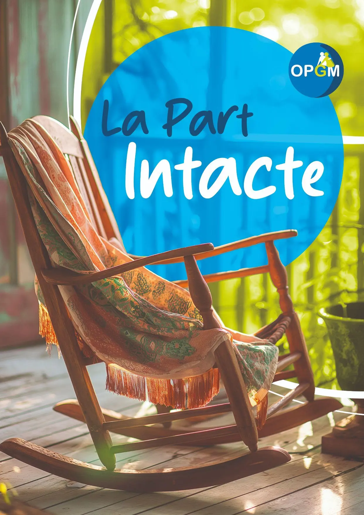 Couverture du livret « La Part Intacte » — berceuse créole sur une véranda.